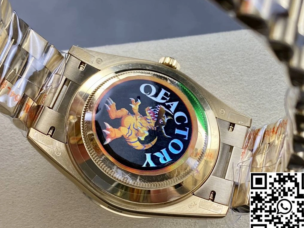 v5 Tungsten QF M228348rbr-0002 Steel Dial Day Factory Gold Rolex Date 1001